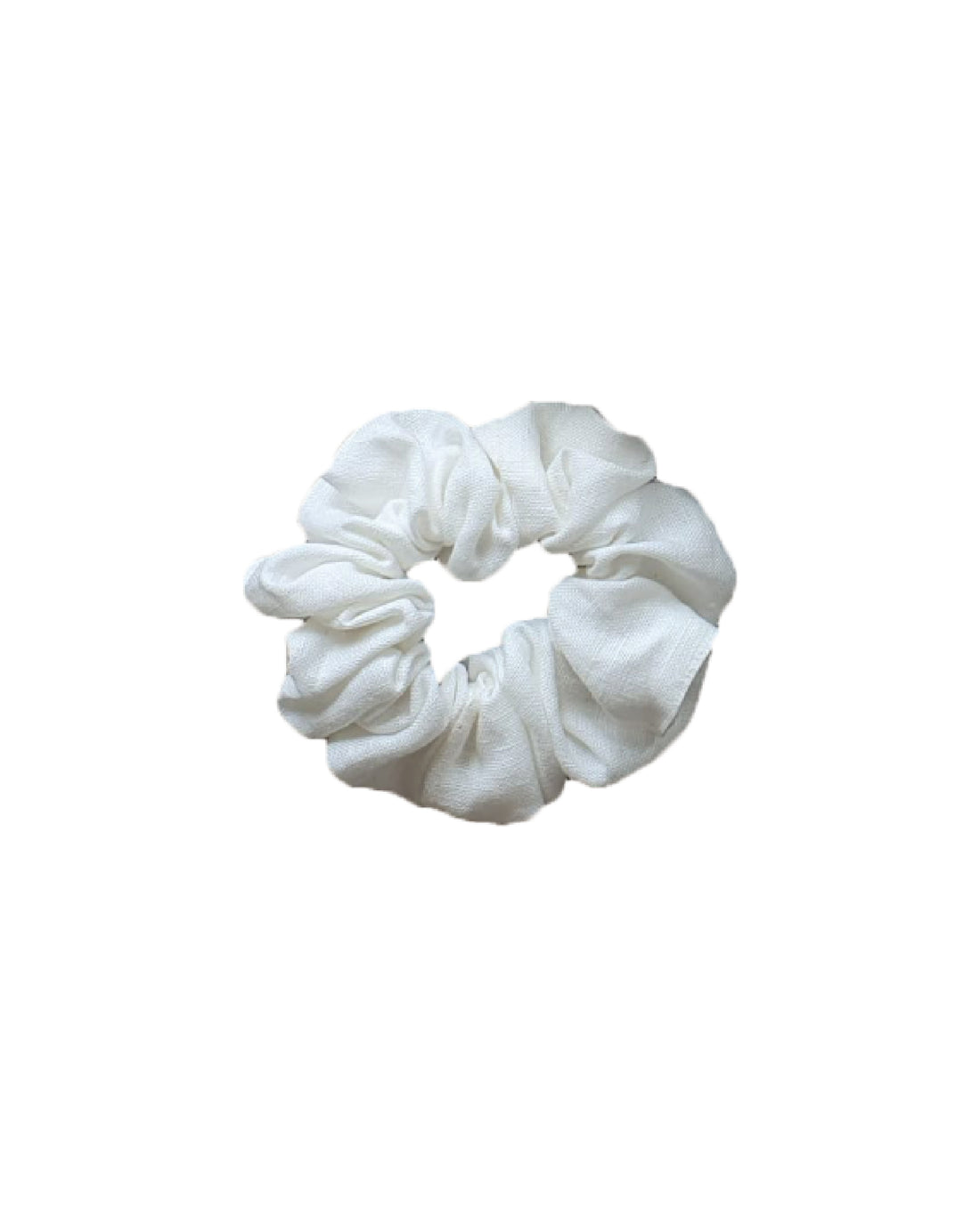 Valentina Linen Scrunchie coconut